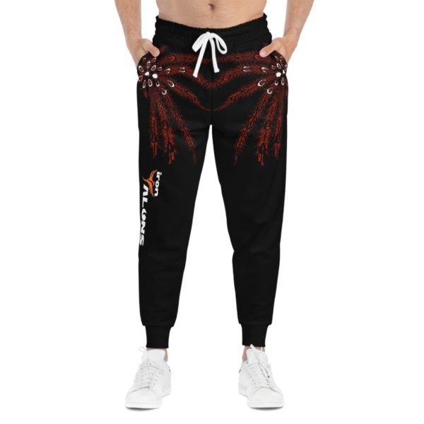 Talons Men's Winged Sweat Pants(Black) - Image 3