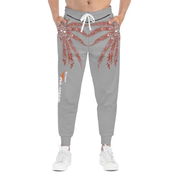 Talons Men's Winged Sweat Pants(Light Grey) - Image 3