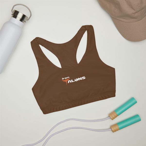 Talons Women's Gym Bra (Brown) - Image 3