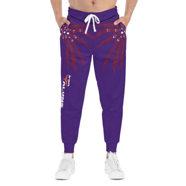Talons Men's Winged Sweat Pants(Purple) - Image 3