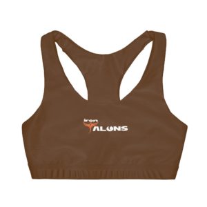Talons Women's Gym Bra (Brown)